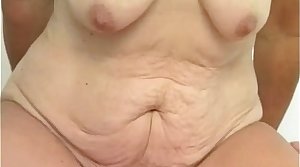 Hairy granny pussy filled with regard to younger locate